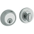 thumbnail image 1 of Baldwin 8031260 Traditional Solid Brass Single Cylinder Keyed Entry Deadbolt From The, 1 of 7