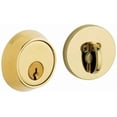 thumbnail image 1 of Baldwin 8041003 Contemporary Solid Brass Single Cylinder Keyed Entry Deadbolt From The, 1 of 3