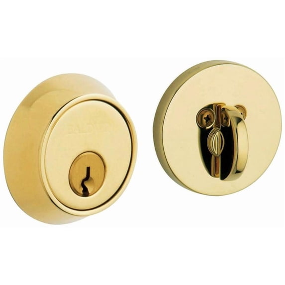 Baldwin 8041003 Contemporary Solid Brass Single Cylinder Keyed Entry Deadbolt From The