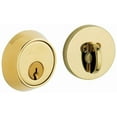 thumbnail image 1 of Baldwin 8041031 Contemporary Solid Brass Single Cylinder Keyed Entry Deadbolt From The, 1 of 3
