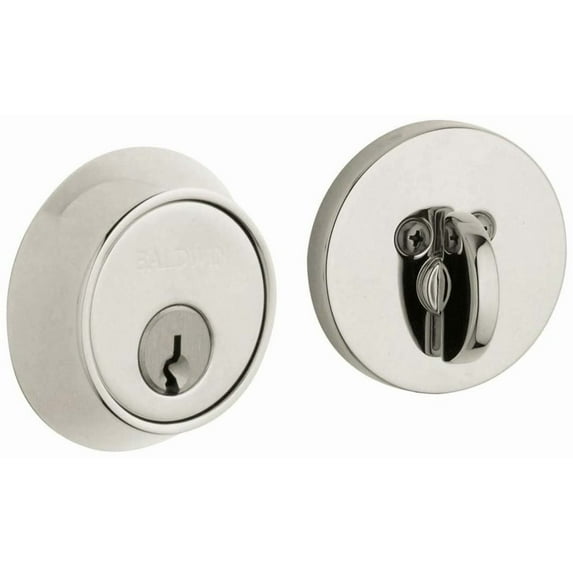 Baldwin 8041055 Contemporary Solid Brass Single Cylinder Keyed Entry Deadbolt From The