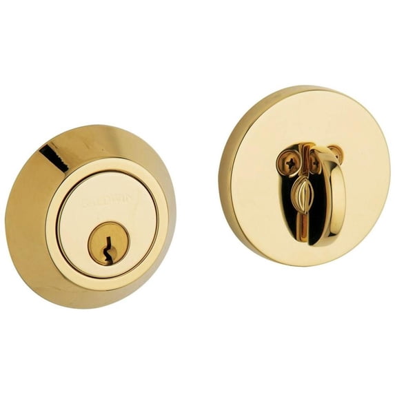 Baldwin 8241003 Contemporary Solid Brass Single Cylinder Keyed Entry Deadbolt From The
