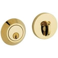 thumbnail image 1 of Baldwin 8241031 Contemporary Deadbolt Single Cylinder, Non - Lacquered Brass, 1 of 7
