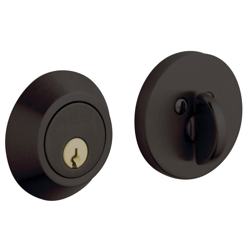Oil Rubbed Bronze Single Cylinder Deadbolt Lock