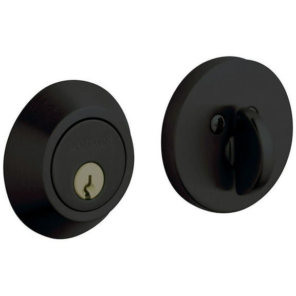 Baldwin 8241190 Contemporary Solid Brass Single Cylinder Keyed Entry Deadbolt From The
