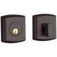 thumbnail image 1 of Baldwin 8285112 Soho Style Single Cylinder Keyed Entry Deadbolt - Bronze, 1 of 4