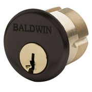 Baldwin Hardware 8321.112 Venetian Bronze Estate 1 in. Mortise Cylinder C Keyway