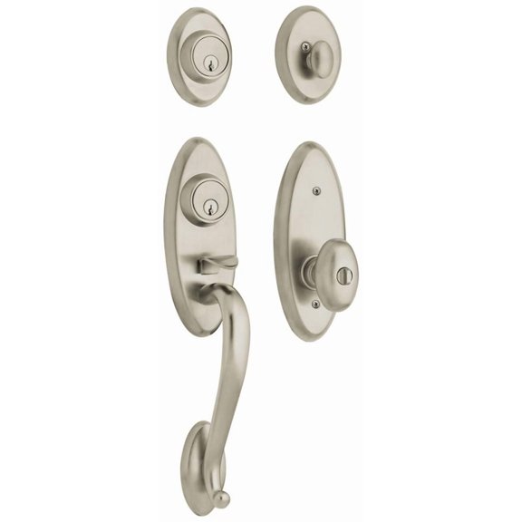 Baldwin Landon Single Cylinder Handleset with Interior Knob