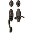 thumbnail image 1 of Baldwin 853451122RH Landon Single Cylinder Two Point Right Handed Handleset - Bronze, 1 of 4