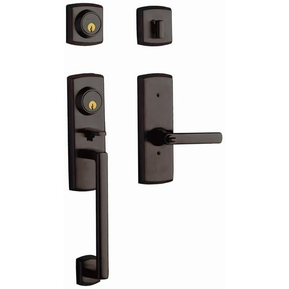 Baldwin 853851122LH Soho Left Handed Sectional Single Cylinder Keyed Entry Handleset -