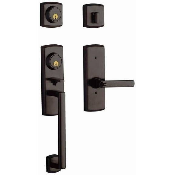 Baldwin 853851122LH Soho Left Handed Sectional Single Cylinder Keyed Entry Handleset -