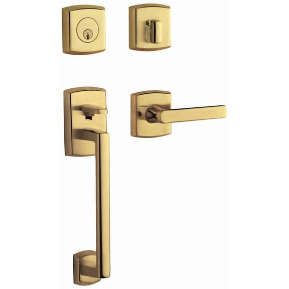 Baldwin 85386003LENT Soho Left Handed Sectional Single Cylinder Keyed Entry Handleset -