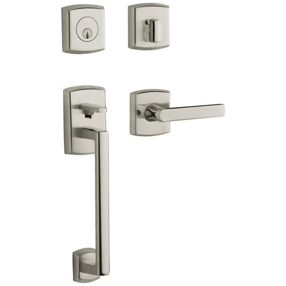 Baldwin 85386055RENT Soho Right Handed Sectional Single Cylinder Keyed Entry Handleset -