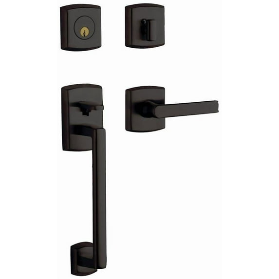 Baldwin 85386102RENT Soho Right Handed Sectional Single Cylinder Keyed Entry Handleset -
