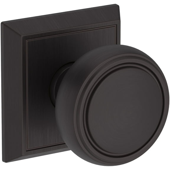 Baldwin Hd.Bre.Chr Bremerton Non-Turning One-Sided Dummy Door Knob - Bronze