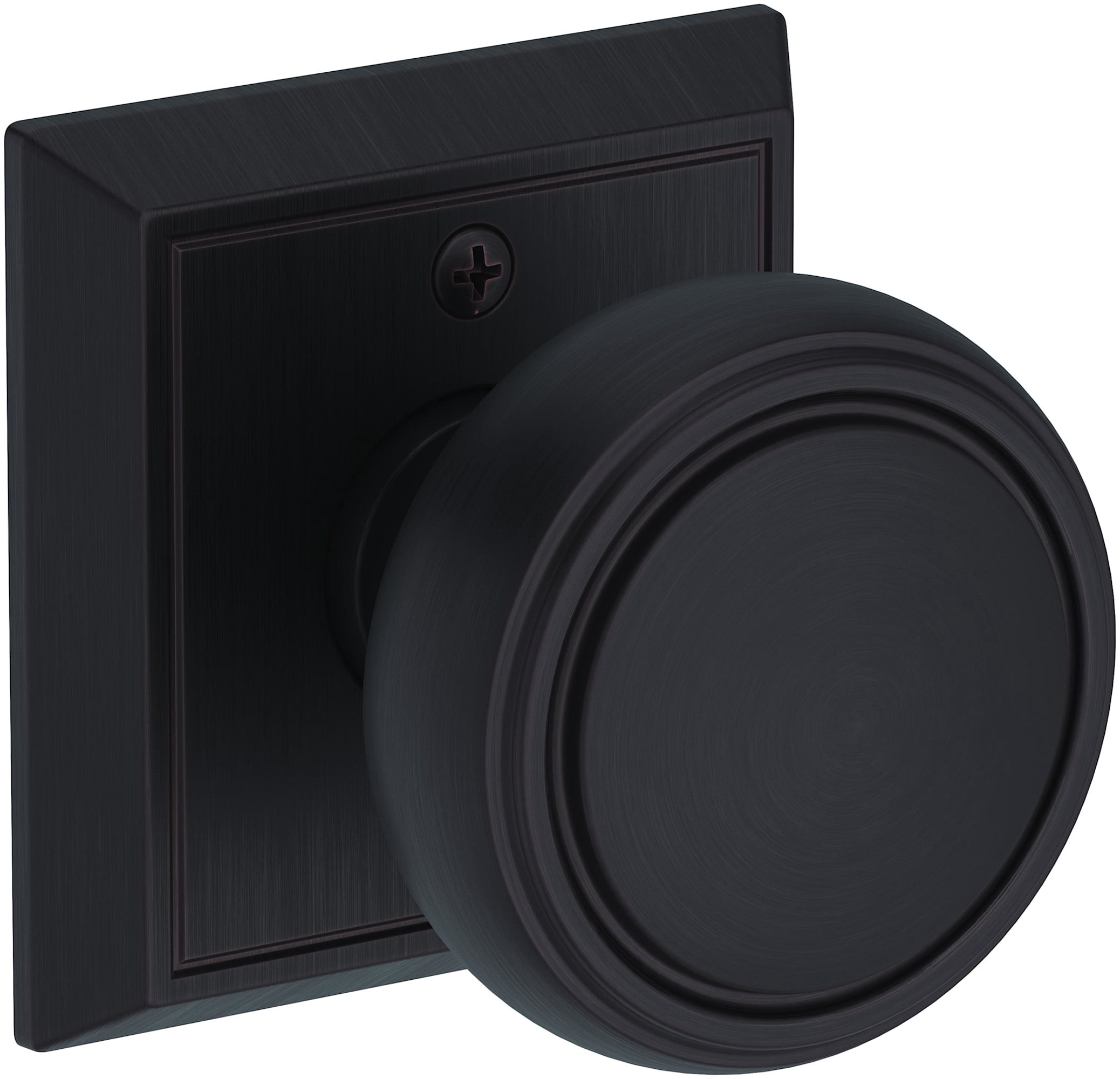 Baldwin HDBRECHR112 Bremerton Non-Turning One-Sided Dummy Door Knob - Bronze