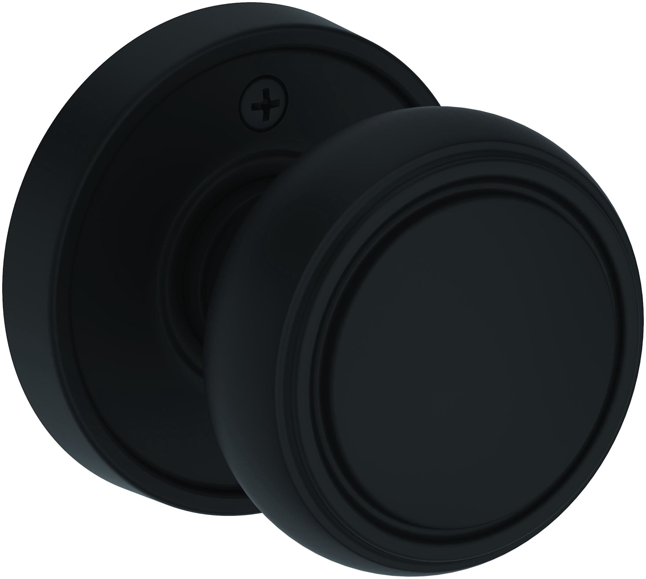 Baldwin HDBRERRR190 Bremerton Non-Turning One-Sided Dummy Door Knob - Black
