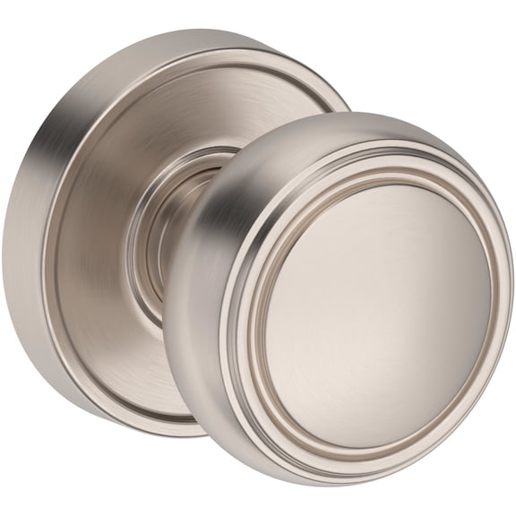 Baldwin Hd.Bre.Srr Bremerton Non-Turning One-Sided Dummy Door Knob - Nickel