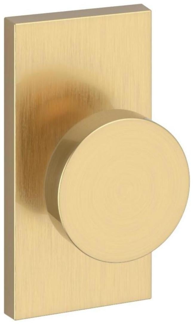 Baldwin HDCONCFR044 Contemporary Non-Turning One-Sided Dummy Door Knob - Brass