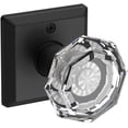 thumbnail image 1 of Baldwin HDCRYTSR190 Crystal Non-Turning One-Sided Dummy Door Lever - Black, 1 of 7