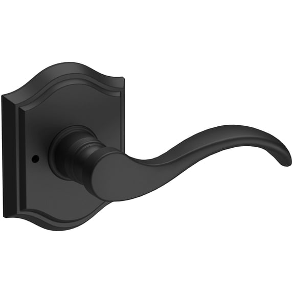 Baldwin PVCURTAR190 Curve Privacy Leverset - Black