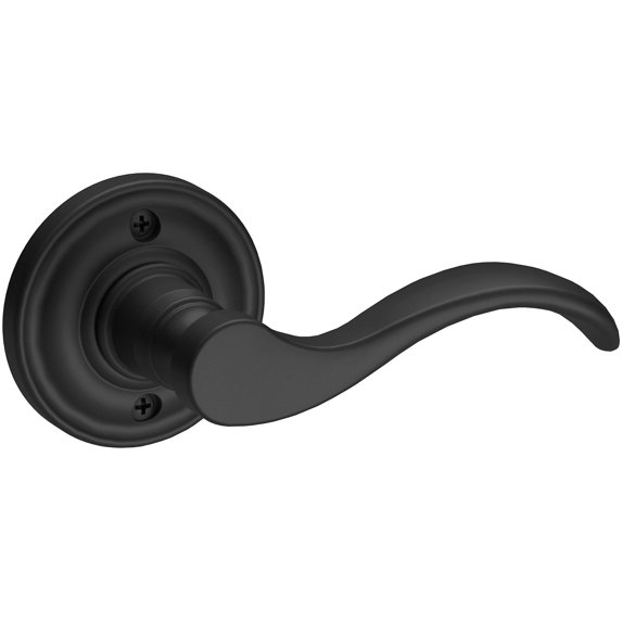 Baldwin HDCURRTRR190 Curve Non-Turning One-Sided Dummy Door Lever - Black