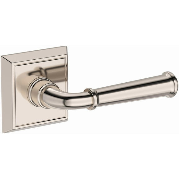 Baldwin Hd.Dun.R.Chr Dunsmoor Non-Turning One-Sided Dummy Door Lever - Nickel