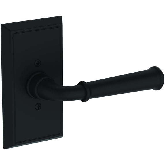 Baldwin HDDUNHFR190 Dunsmoor Non-Turning One-Sided Dummy Door Lever - Black