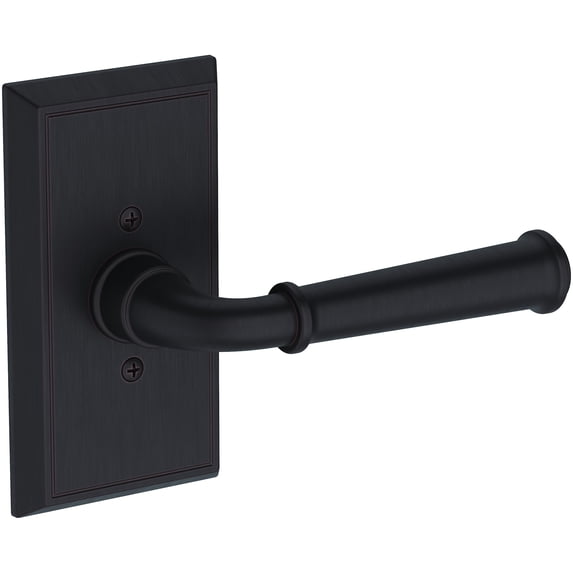 Baldwin HDDUNHFR112 Dunsmoor Non-Turning One-Sided Dummy Door Lever - Bronze