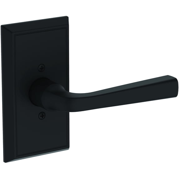 Baldwin HDKINHFR190 Kingvale Non-Turning One-Sided Dummy Door Lever - Black