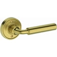 thumbnail image 1 of Baldwin HDLACRRR044 La Conner Non-Turning One-Sided Dummy Door Lever - Brass, 1 of 7