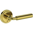 thumbnail image 1 of Baldwin HDLACSRR003 La Conner Non-Turning One-Sided Dummy Door Lever - Brass, 1 of 7