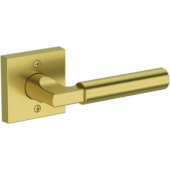 Baldwin HDLKFCSR044 Lake Forest Non-Turning One-Sided Dummy Door Lever - Brass