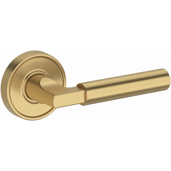 Baldwin Hd.Lkf.R.Rrr Lake Forest Non-Turning One-Sided Dummy Door Lever - Brass