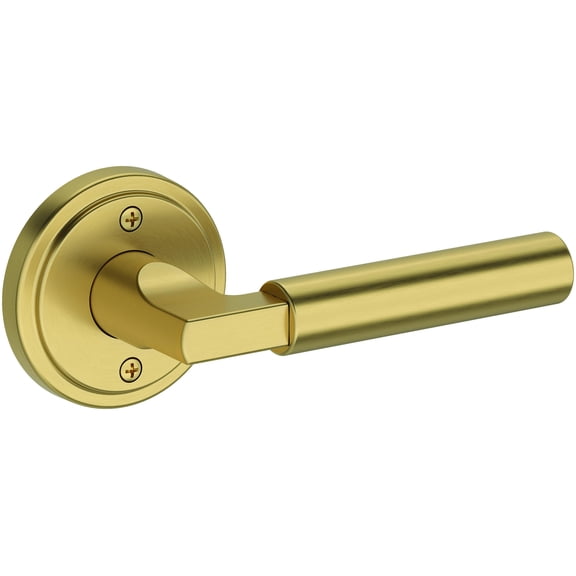Baldwin HDLKFSRR044 Lake Forest Non-Turning One-Sided Dummy Door Lever - Brass