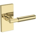 thumbnail image 1 of Baldwin Hd.Rid.R.Cfr Riddling Non-Turning One-Sided Dummy Door Lever - Brass, 1 of 7