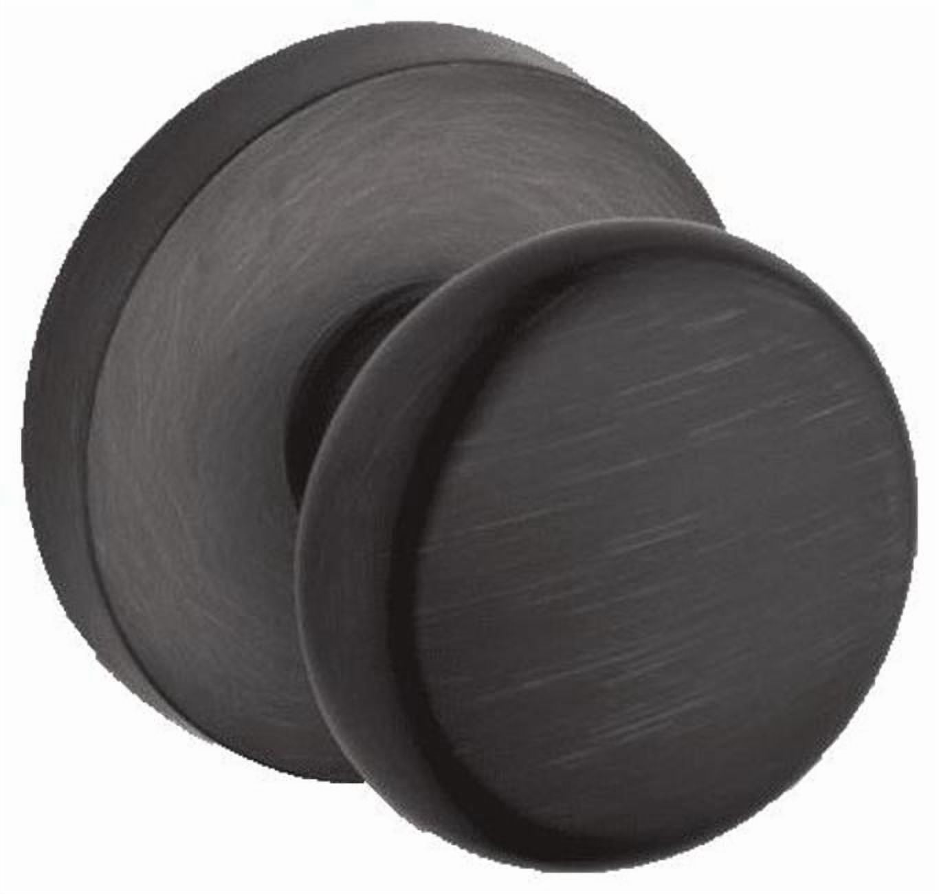 Baldwin HDROUCRR112 Round Non-Turning One-Sided Surface Mount Dummy Door Knob - Bronze