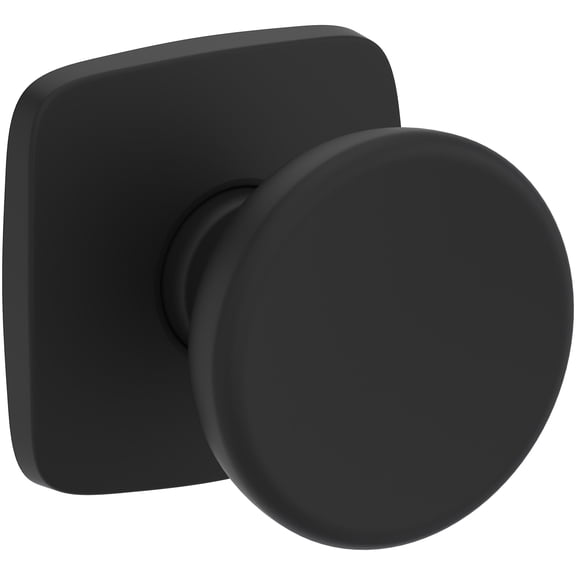 Baldwin Hd.Sol.Sfr Solvang Non-Turning One-Sided Dummy Door Knob - Black