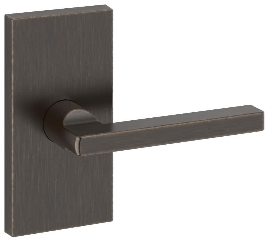 Baldwin Hd.Squ.Cfr Square Non-Turning One-Sided Dummy Door Lever