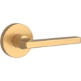 thumbnail image 1 of Baldwin HDSQUCRR044 Square Non-Turning One-Sided Dummy Door Lever - Brass, 1 of 1