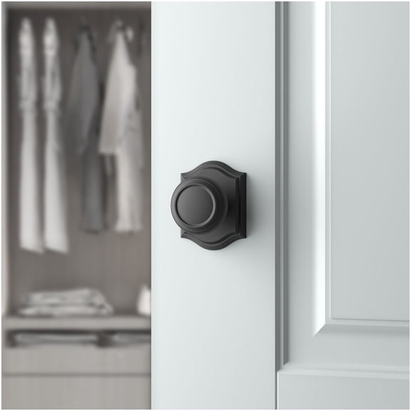 Baldwin Hd.Tra.Tar Traditional Non-Turning One-Sided Dummy Door Knob - Brass