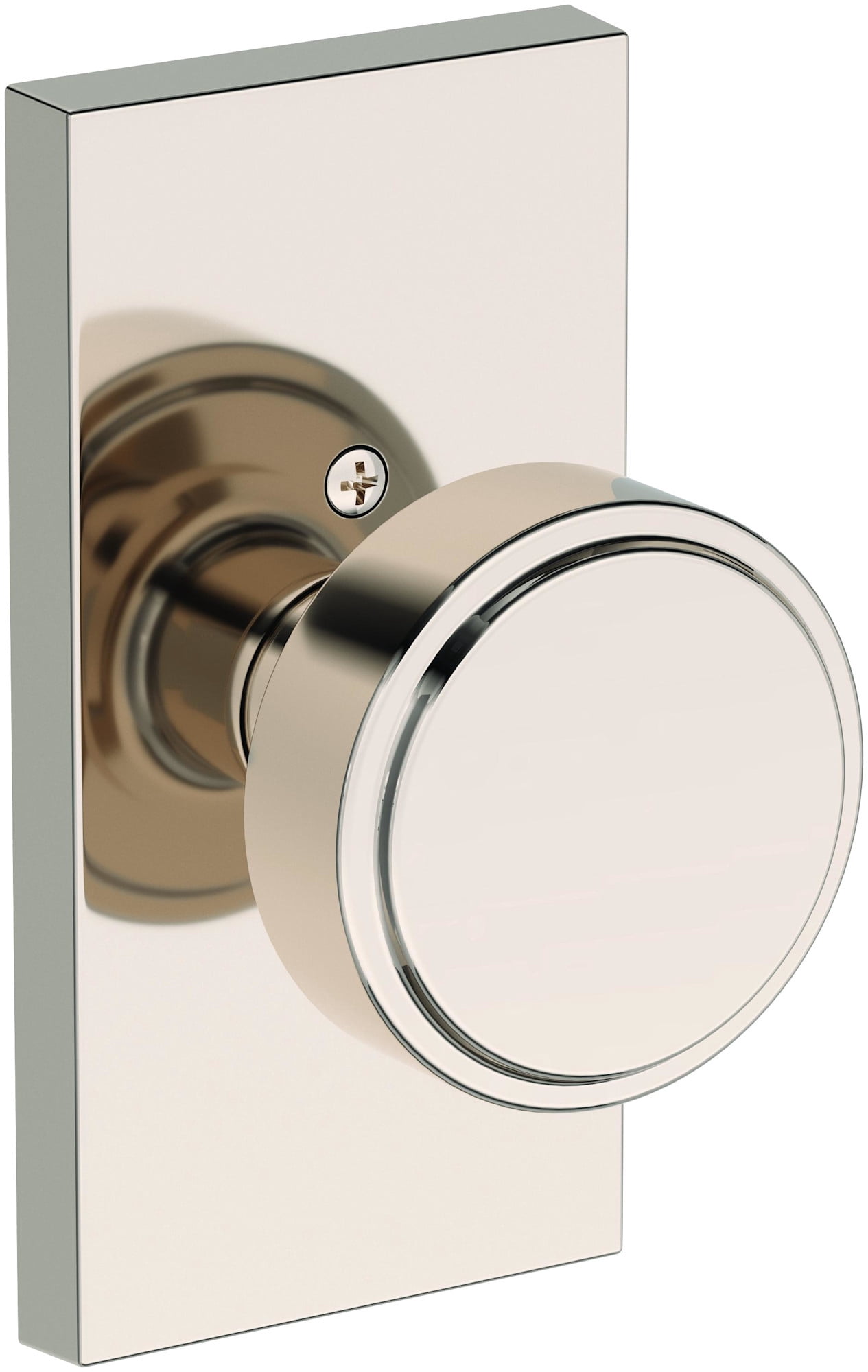 Baldwin HDVASCFR055 Vashon Non-Turning One-Sided Dummy Door Knob - Nickel