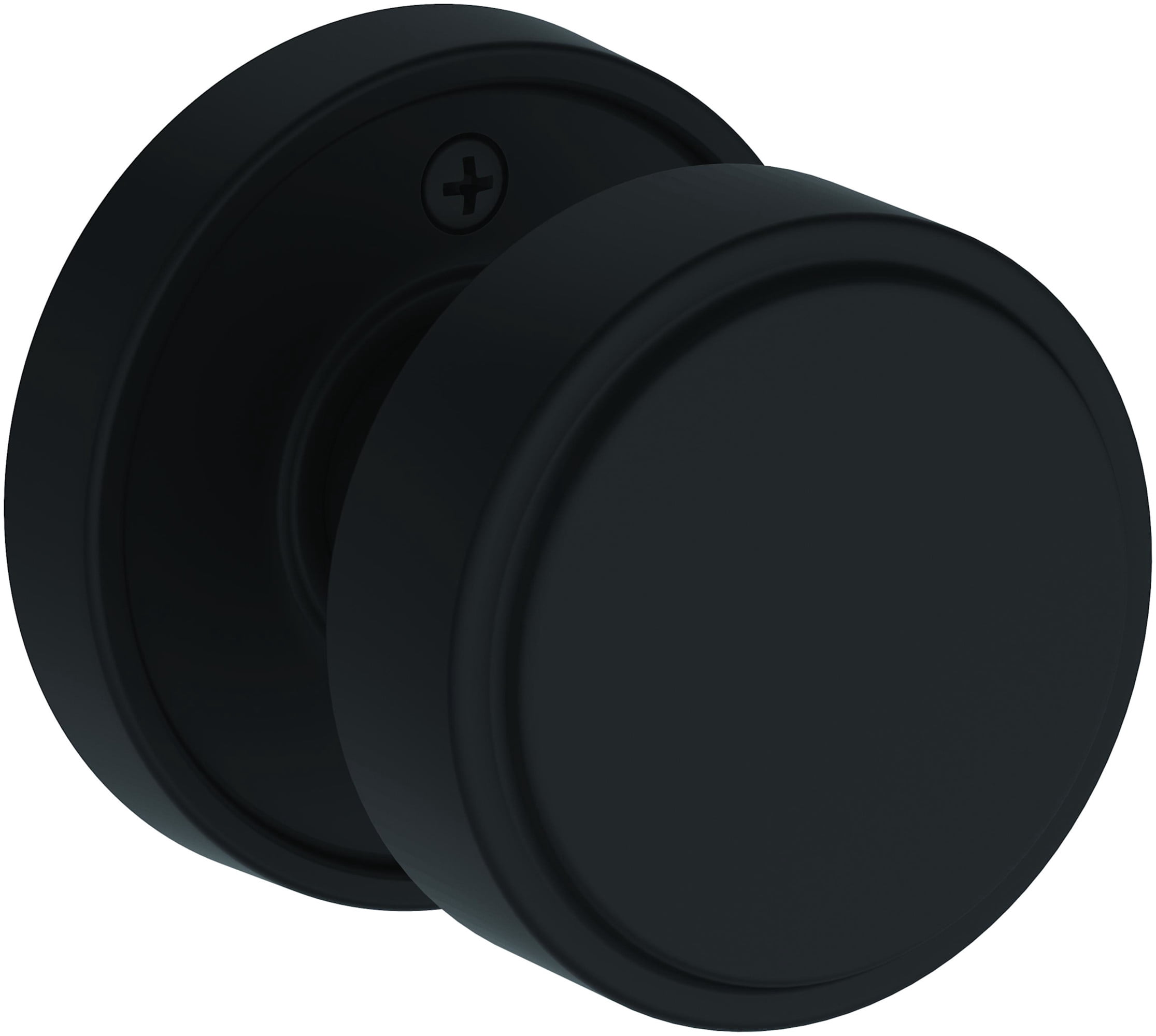 Baldwin HDVASRRR190 Vashon Non-Turning One-Sided Dummy Door Knob - Black