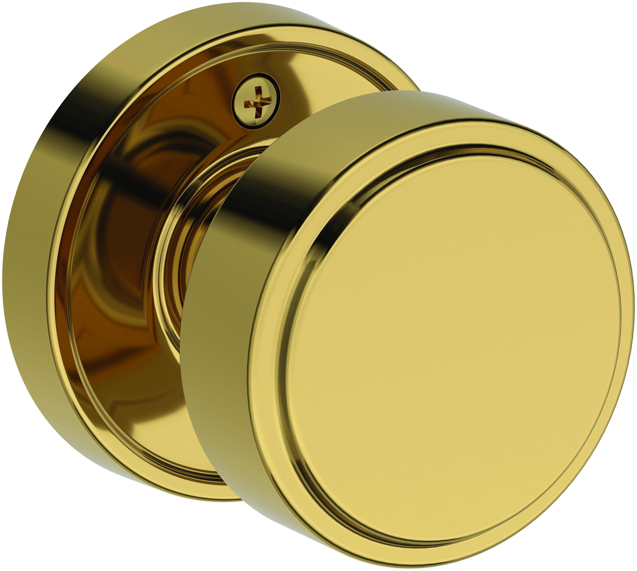 Baldwin HDVASRRR003 Vashon Non-Turning One-Sided Dummy Door Knob - Brass
