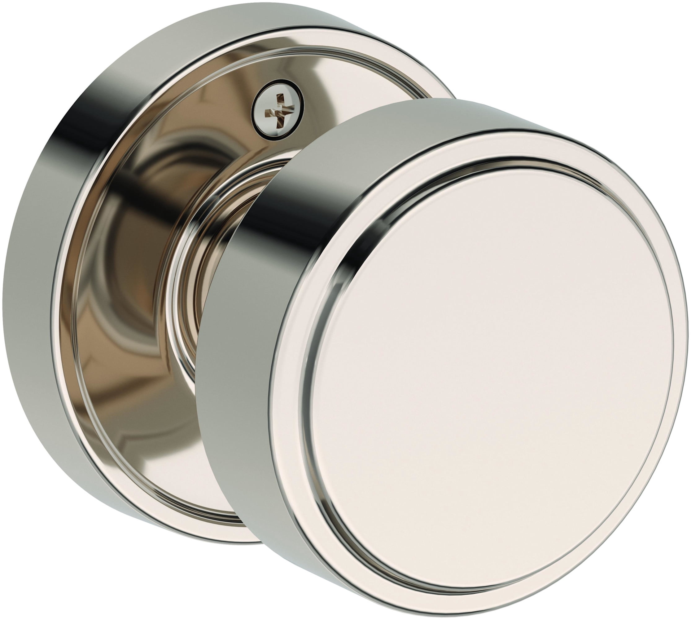 Baldwin HDVASRRR055 Vashon Non-Turning One-Sided Dummy Door Knob - Nickel