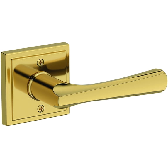 Baldwin Hd.Wyn.R.Ssr Wyndcliff Non-Turning One-Sided Dummy Door Lever - Brass