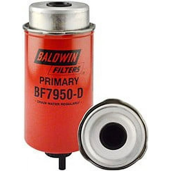 Baldwin Heavy Duty BF7950D Fuel Filter,7-21/32 x 3-1/2 x 7-21/32 In