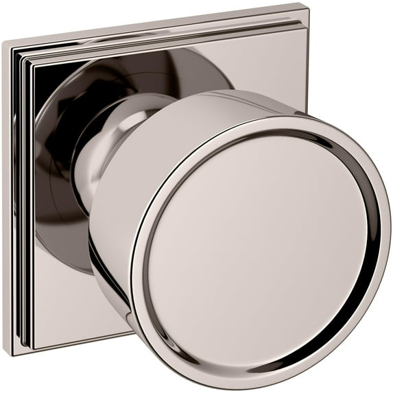 Baldwin K008.Pass K008 Hollywood Hills Passage Door Knob Set - Nickel