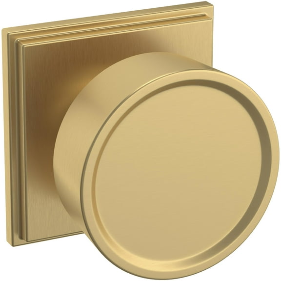 Baldwin K009.Fd K009 Non-Turning Two-Sided Dummy Door Knob Set - Brass