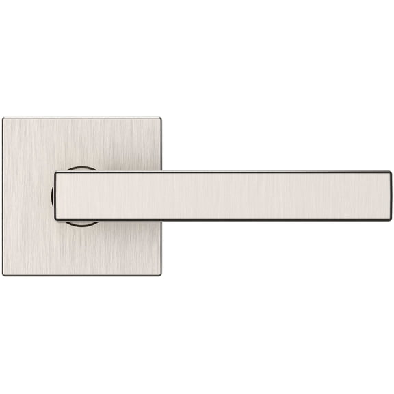 Baldwin L023056RDM L023 Right Handed Non-Turning One-Sided Dummy Door Lever - Nickel